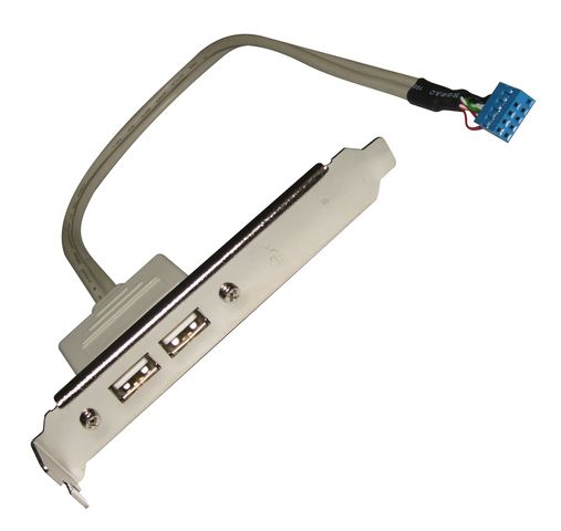 BRACKET - USB 2.0. 2P - NS-SLUSB - NISUTA